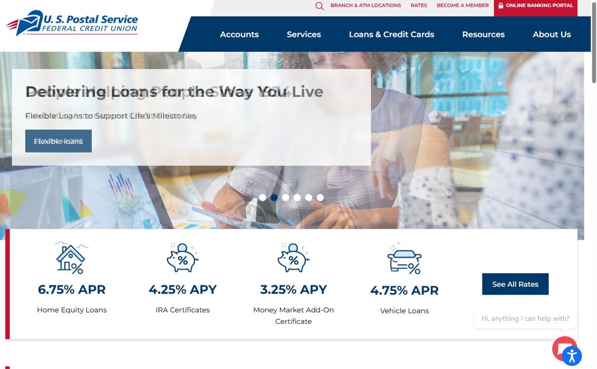 USPS Federal Credit Union – uspsfcu.org